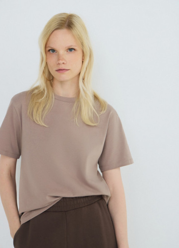 Базовая футболка, Коричневый