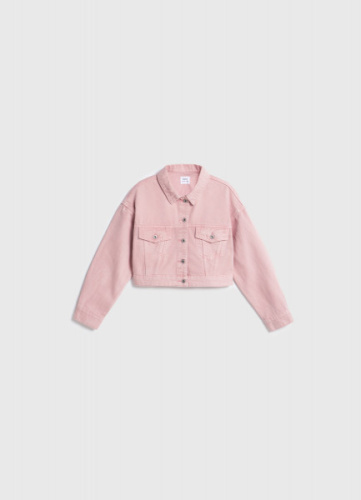 Джинсовая куртка для девочек, Розовый