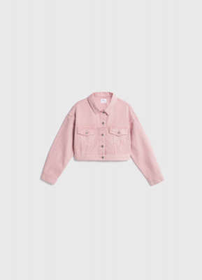 Джинсовая куртка для девочек, Розовый