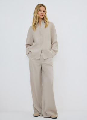 Блузка из модала, Бежевый