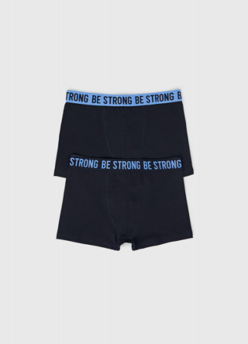 Трусы для мальчиков, 2 шт., Синий