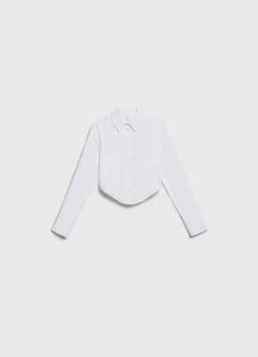 Укороченная блузка для девочек, Белый