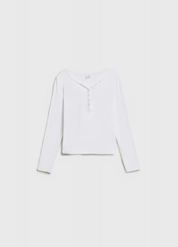 Лонгслив для девочек, Белый