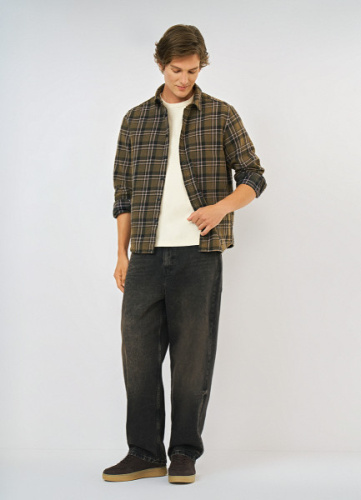 Свободные джинсы Baggy, Коричневый