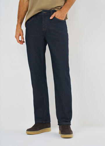 Прямые джинсы, Синий