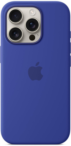 Клип-кейс Apple Silicone Case with MagSafe для Apple iPhone 16 Pro MYYP3FE/A Ultramarine