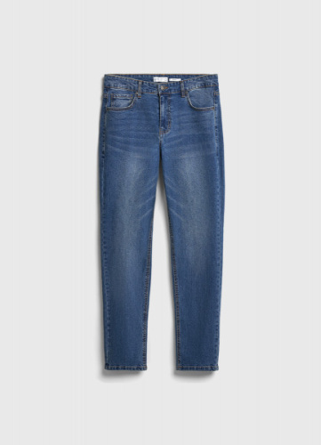 Зауженные джинсы, Синий