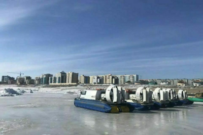 Увеличено количество рейсов воздушных подушек по маршруту Якутск – Нижний Бестях /    