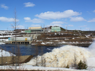Каскад Вилюйских ГЭС работает в штатном режиме /  Мирный Вилюйский Республика Саха (Якутия)