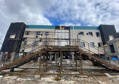 Строительство универсального комплекса единоборств завершается в Якутии /    Республика Саха (Якутия)