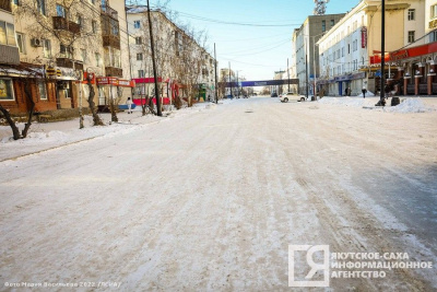 Проспект Ленина открывается сегодня для движения в Якутске /  Якутск Якутск Республика Саха (Якутия)