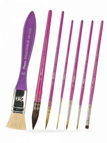 Набор кистей для акварели Pinax "MASTERS CHOICE SET I" АССОРТИ 7 шт