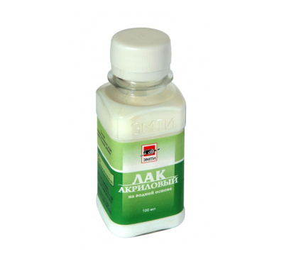 Лак акриловый на водной основе ЭМТИ 100 мл глянцевый