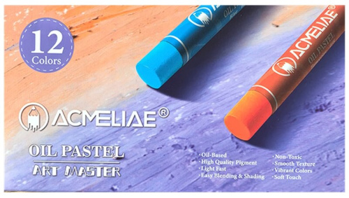Набор пастели масляная ACMELIAE 12 цветов