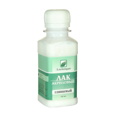 Лак акриловый Альбатрос 100 мл глянцевый