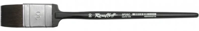 Кисть белка имитация №30 флейц Roubloff "5F25C" черная матовая ручка