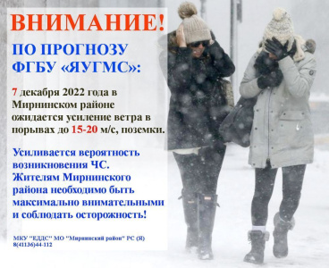 Внимание! На среду -  вновь метель /  Мирный  