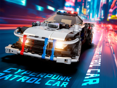 F9043 Конструктор Патрульная машина