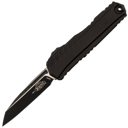 Автоматический нож Microtech Cypher II S/E, сталь M390, рукоять алюминий, черный