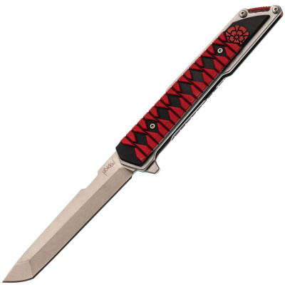 Нож Mr.Blade Hokku D2 SW G10 black red складной с чехлом