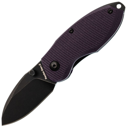 Складной нож Mr.Blade Rexbo Gen.2 blackwash сталь D2, рукоять Violet G10 фиолетовая