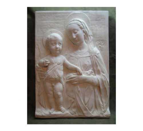 Заготовка гипс барельеф "Мадонна с младенцем" h-630 мм