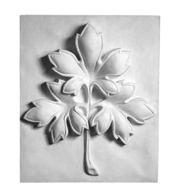 Гипс Орнамент №31 Ветка клена