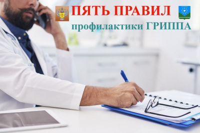 Пять правил профилактики гриппа /  Мирный  