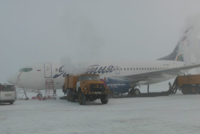 В аэропорту Якутска задержаны рейсы в Москву и Санкт-Петербург /  Якутск Якутск Республика Саха (Якутия)