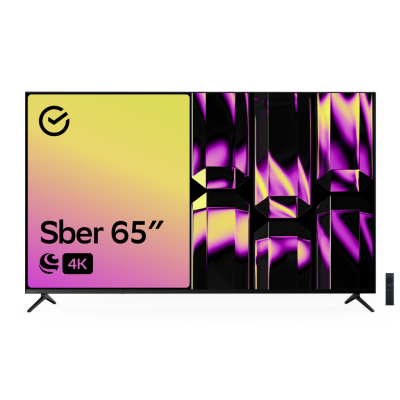 Умный телевизор Sber SDX-65U4124B