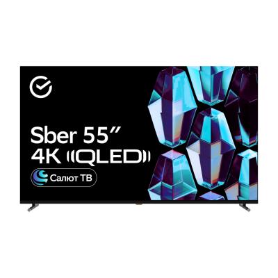 Умный Qled Телевизор Sber SDX-55UQ5234