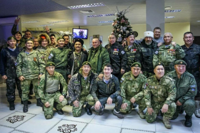 Еще 17 бойцов отряда «Боотур» вернулись в Якутию из зоны СВО /    