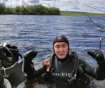 Лучший водолаз Якутии: «Находясь на глубине, думаешь лишь о поставленной задаче» /    