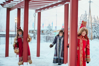 В селе Столбы Намского улуса построили сквер республики /   Намский Республика Саха (Якутия)