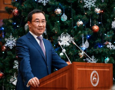 Глава Якутии поздравил жителей республики с Новым годом /    Республика Саха (Якутия)