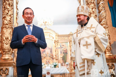 Глава Якутии: «Этот светлый праздник всегда дарит нам надежду и радость» / ЯСИА Якутск Якутск Республика Саха (Якутия)