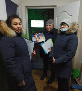 С 28 декабря в Мирнинском районе провели 13 рейдов и проверили 112 семей /  Мирный Мирнинский Республика Саха (Якутия)