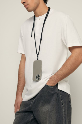 Базовое поло с воротником-стойкой