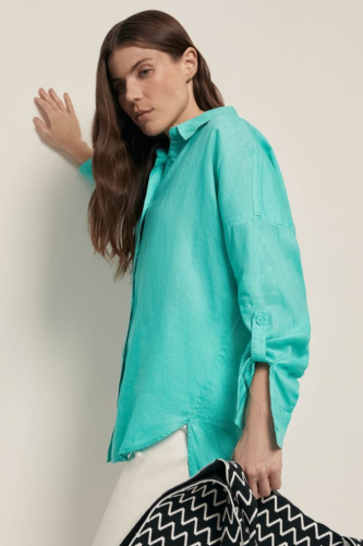 Блузка из конопляной ткани