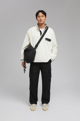 Брюки-карго с эластичным поясом