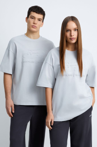 Футболка свободного кроя с принтом из коллаборации с maneken