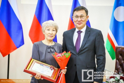 Якутским журналистам вручили государственные награды в День печати / Дьулустаан Сергеев Якутск Якутск Республика Саха (Якутия)
