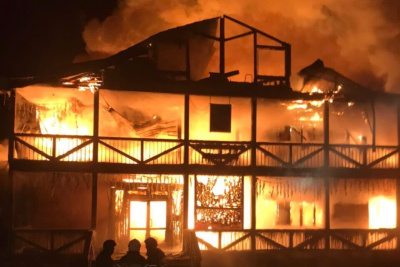 В ресторане парка «Урдэл» случился второй пожар за день / Мария Архипова   