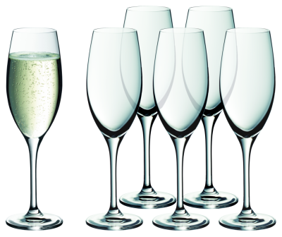 Бокалы для шампанского Easy Plus 6 предметов