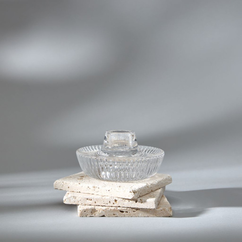 Подсвечник Orlando, прозрачный