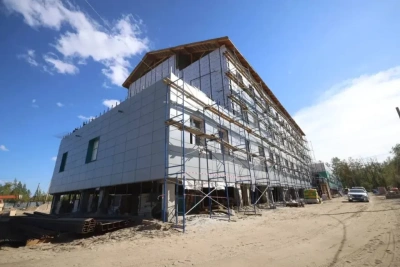 Лечебный корпус ЦРБ в селе Намцы планируют ввести в конце года / ЯСИА   