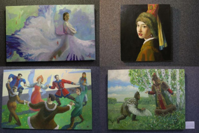 В Якутске открылась выставка Миры Аргуновой «Легенды солнечной Туймаады» / Майя Гоголева   