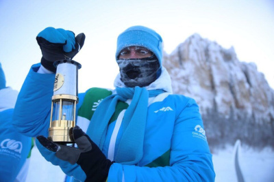 Фото и видео: в Якутии зажгли огонь ІІ зимних Международных спортивных игр «Дети Азии» / Анастасия Филиппова   Республика Саха (Якутия)
