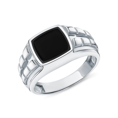 Серебряное кольцо с эмалью