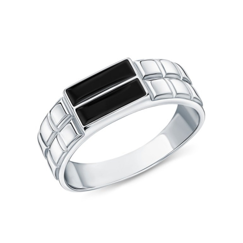 Серебряное кольцо с эмалью